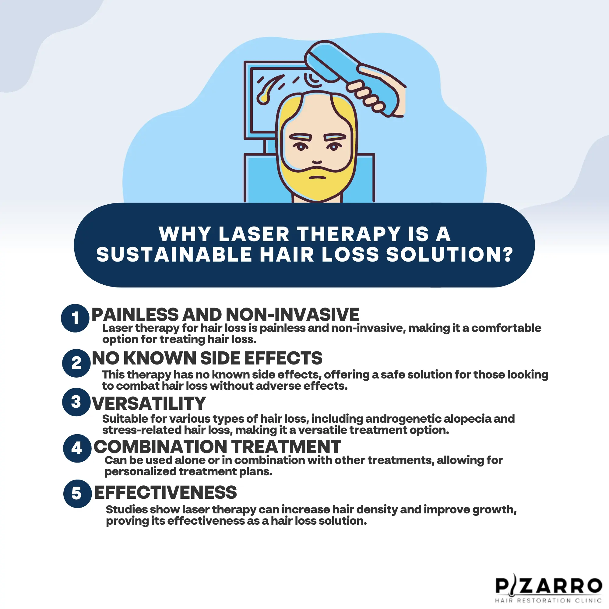 Why Laser Therapy Is a Sustainable Hair Loss Solution | PHR